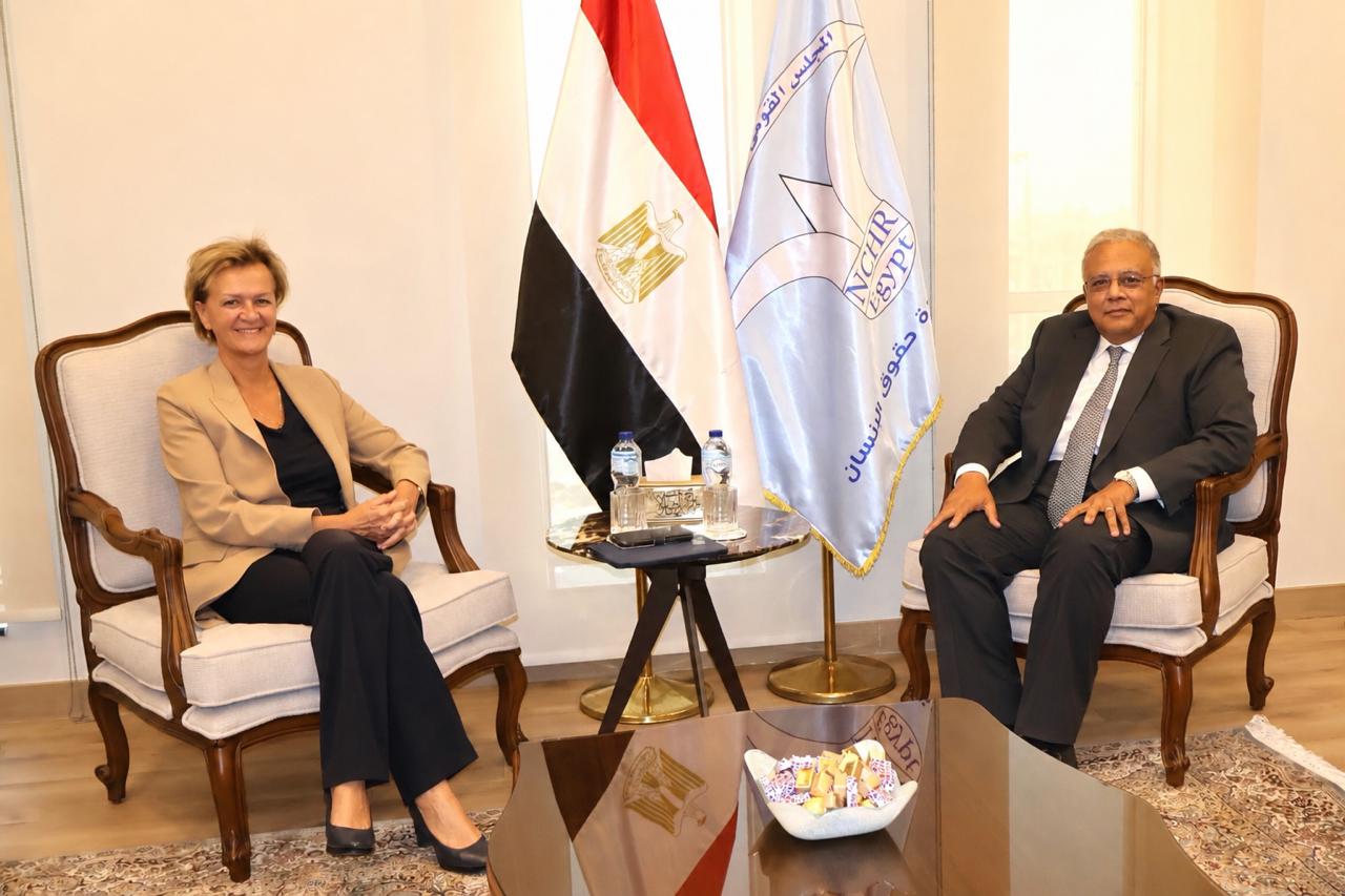  رئيس القومى لحقوق الإنسان يستقبل رئيسة بعثة الاتحاد الاوروبى بمصر 