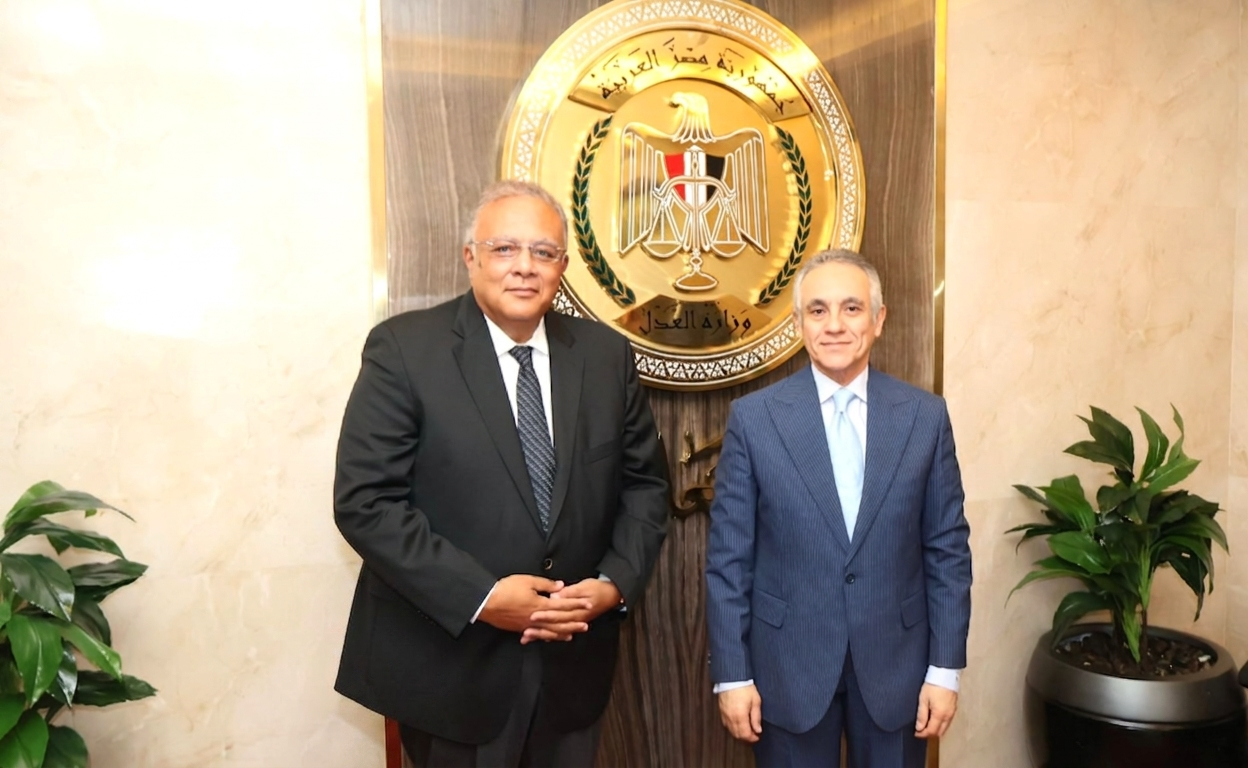  رئيس القومي لحقوق الإنسان يبحث مع وزير العدل تعزيز التعاون في دعم منظومة العدالة وترسيخ مبادئ الحقوق والحريات 